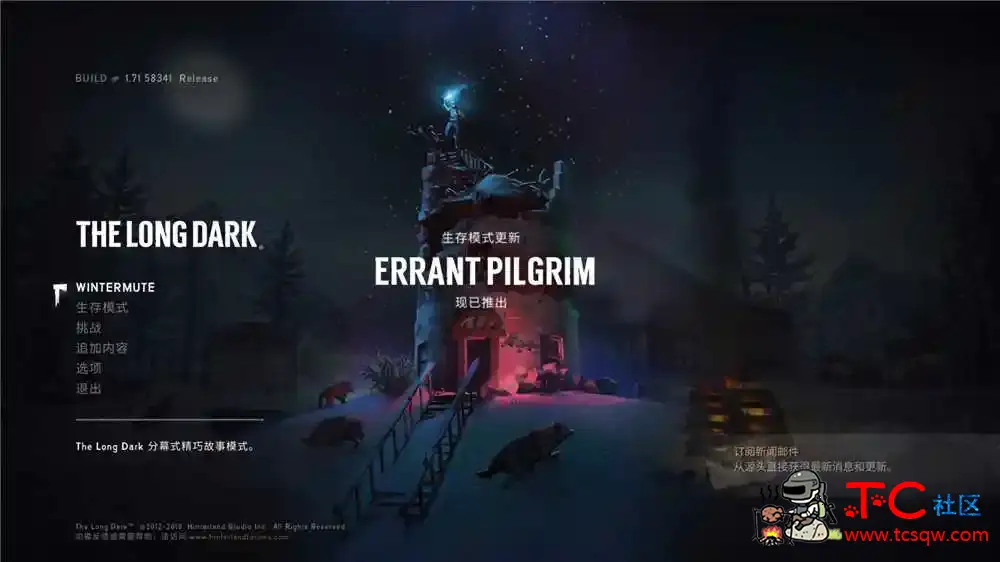 漫漫长夜 The Long Dark 1.71 TC辅助网www.tcsq1.com9108