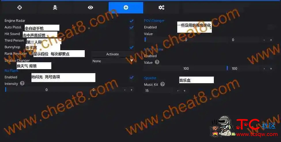 CSGO辅助哈希多功能特别版 TC辅助网www.tcsq1.com8763