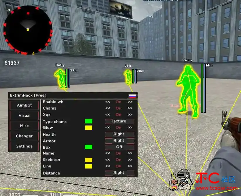 CSGO辅助ExtrimHack-合法机器人透视 换肤免费 TC辅助网www.tcsq1.com7571