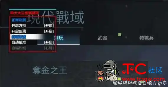 使命召唤战区辅助 COD16鸭大大双版本破解 TC辅助网www.tcsq1.com6045