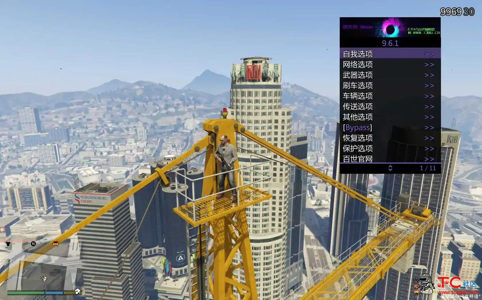 【最新】GTA5百世辅助-毁灭者 1.0--全网首更新免费内置菜单 TC辅助网www.tcsq1.com3819