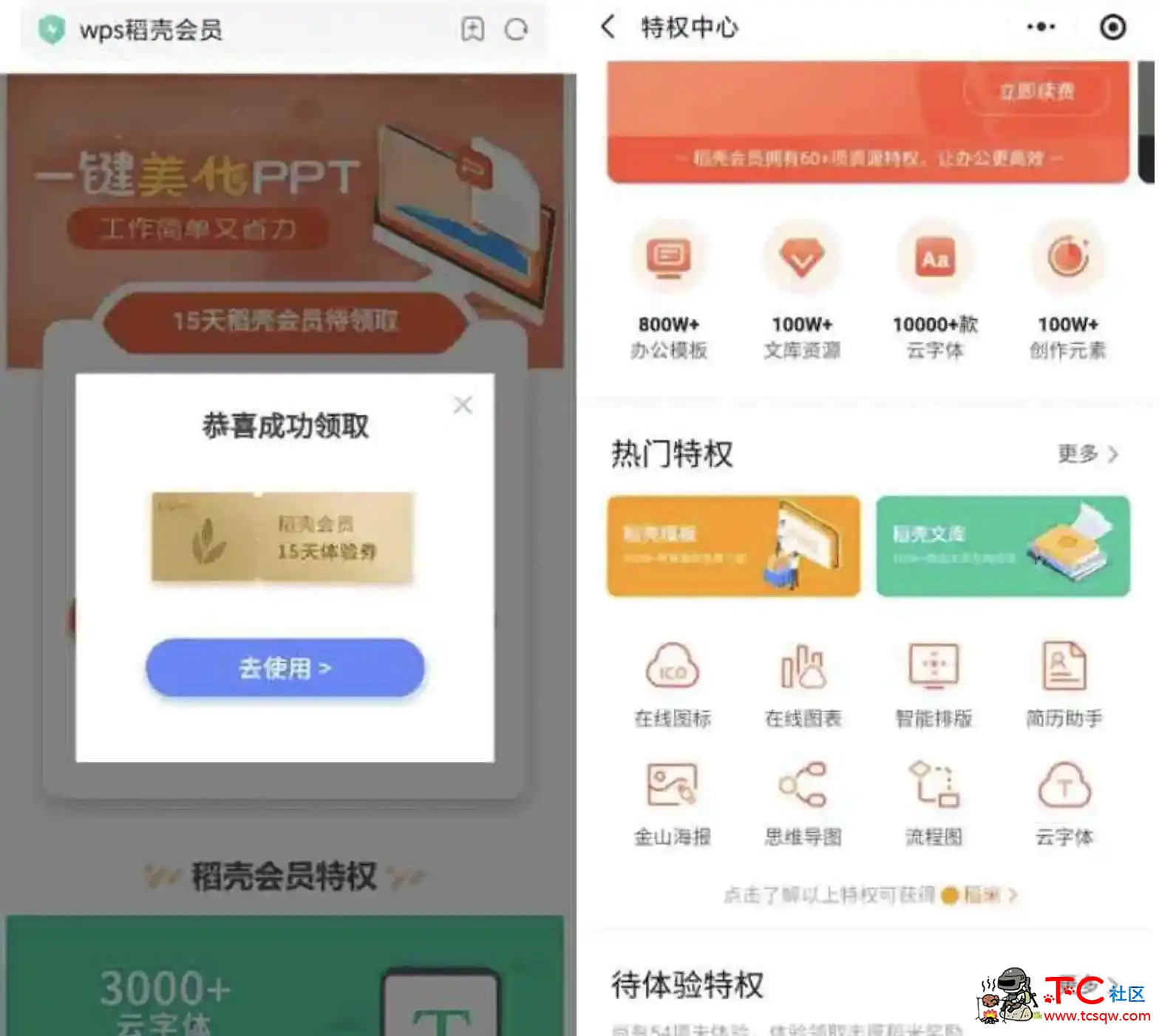 免费领取195天WPS稻壳会员活动 TC辅助网www.tcsq1.com3340