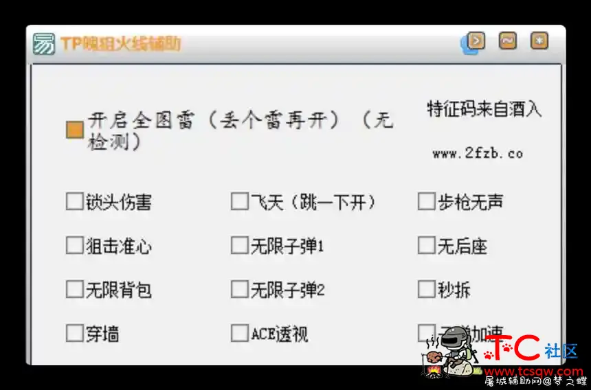 TP火线精英多功能 TC辅助网www.tcsq1.com9221