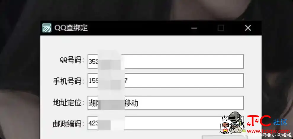 Q查绑软件 TC辅助网www.tcsq1.com7920