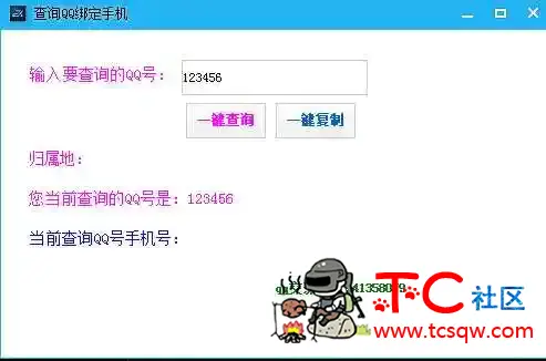 yy不俗 最新Q绑SJ查询系统 免费 TC辅助网www.tcsq1.com8917
