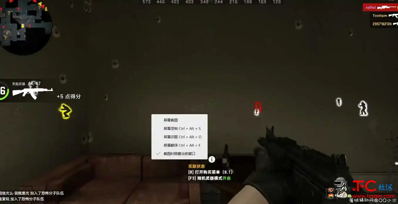 CSGO WALLHACK 单版人物发光透视V10.3免费版 TC辅助网www.tcsq1.com8144