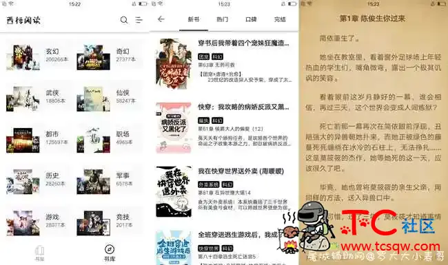 西梅小说 v1.0.0.9小说神器覆盖大部分小说 TC辅助网www.tcsq1.com1574