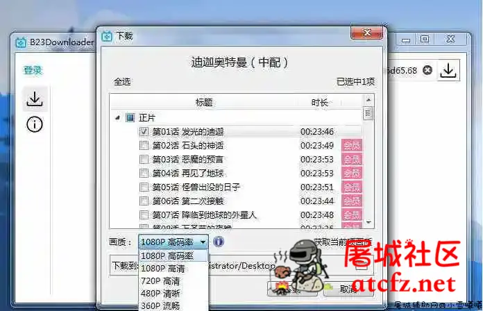 B站下载神器B23Downloader v0.9.5.2 视频 直播 动漫等均可下载 屠城辅助网www.tcfz1.com4446