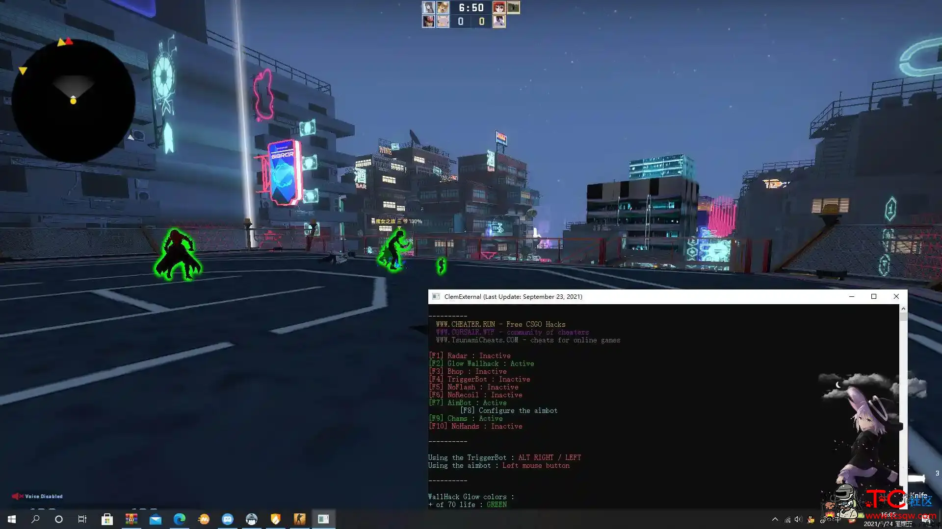 CSGO ClemExternal演技功能齐全防止VAC稳定 TC辅助网www.tcsq1.com3768