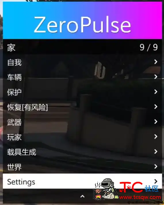 GTA5-ZeroPulse线上辅助中文动态菜单防护 TC辅助网www.tcsq1.com8688