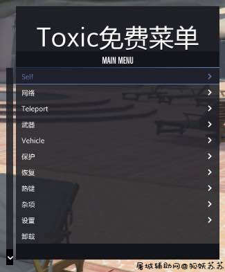 GTA5 Toxic免费线上辅助中文动态菜单防护 屠城辅助网www.tcfz1.com507