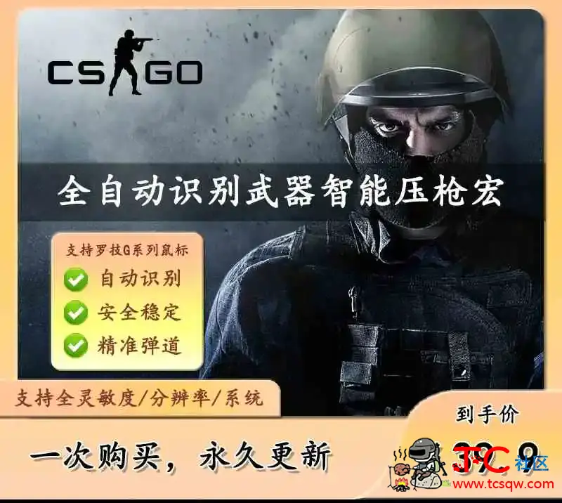 某宝卖40的csgo罗技压枪宏 TC辅助网www.tcsq1.com8976