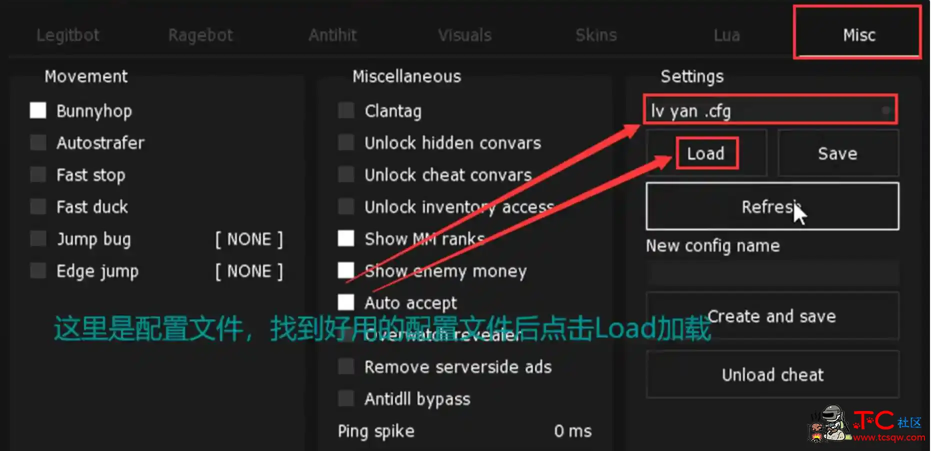 CSGO小鸟游透视自瞄多功能作弊辅助+配置v0.4 TC辅助网www.tcsq1.com4777