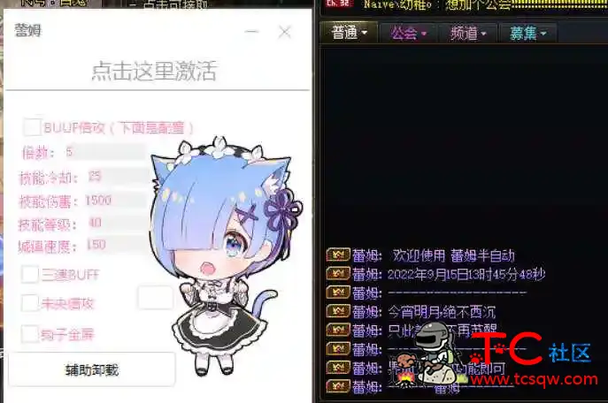 DNF蕾姆稳定版本9.16破解版多功能辅助 TC辅助网www.tcsq1.com8620