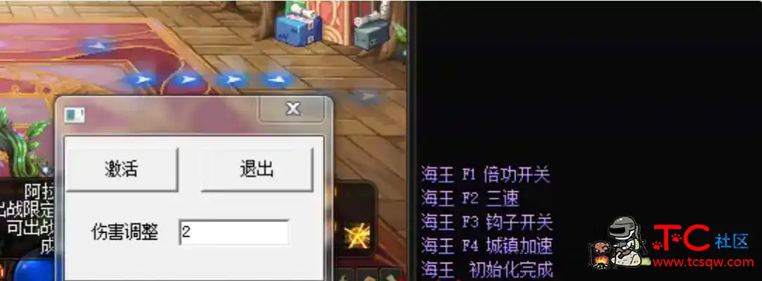 DNF海王10.9破解版多功能辅助 TC辅助网www.tcsq1.com734