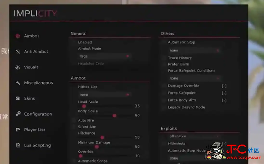 CSGO Implicity.win多功能免费DLL原付费邀请制功能齐全 TC辅助网www.tcsq1.com2975
