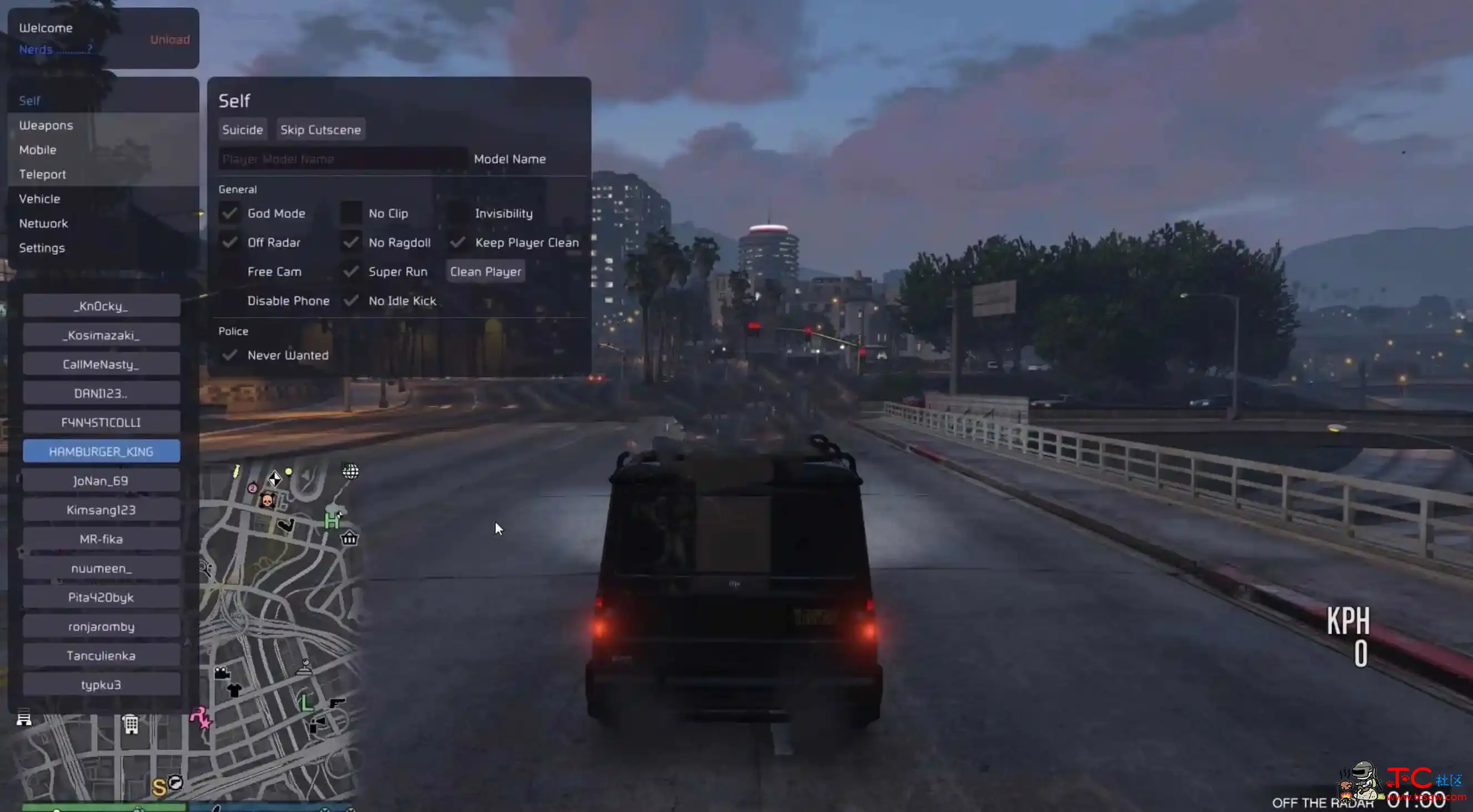 GTA5[1.67]YimMenu 多功能作弊辅助 TC辅助网www.tcsq1.com7061