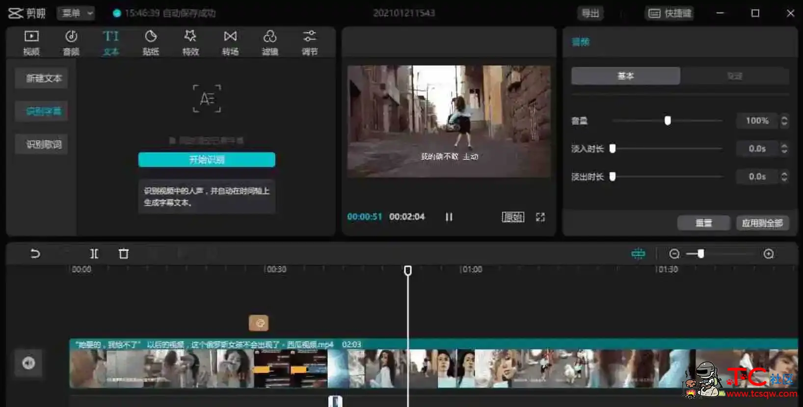 剪映电脑版v6.0.1VIP专业版 TC辅助网www.tcsq1.com2709