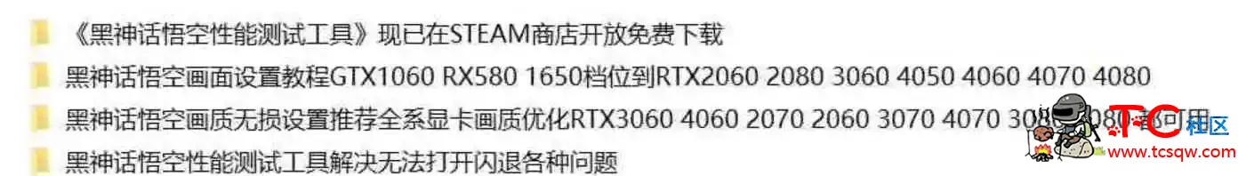 黑神话悟空 游戏画面设置优化指南合集 TC辅助网www.tcsq1.com4064