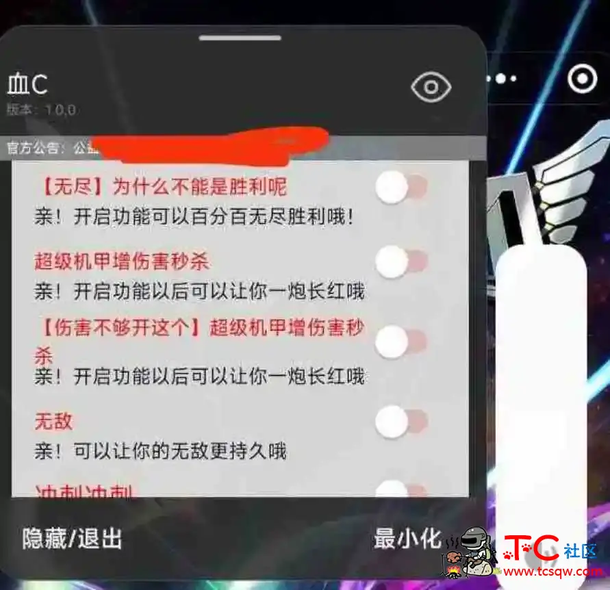 雷霆战机最新公益直装 TC辅助网www.tcsq1.com5751